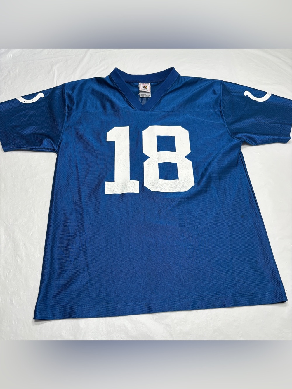 NFL Indianapolis Colts Peyton Manning #18 Blue Jersey Youth XL 18/20